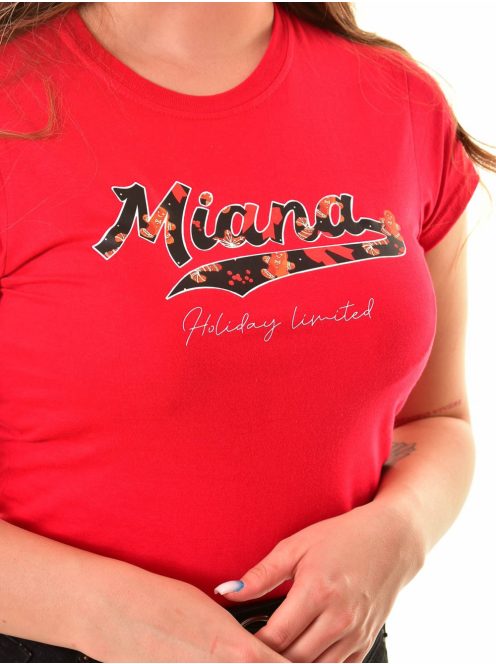 Miana női karácsonyi póló HOLLYNA