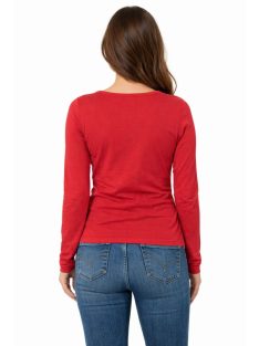   Miana női hosszú ujjú felső - strasszköves díszítéssel, fekete színben